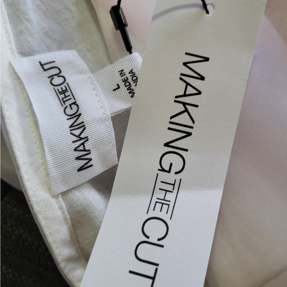 Making the Cut Layered Chiffon Sheath Summer Dress HI Low Large Brand new! - Picture 3 of 5